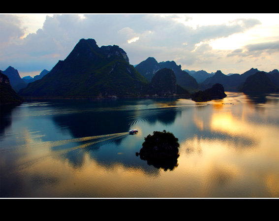 【中国的下龙湾-上林大龙湖摄影图片】广西