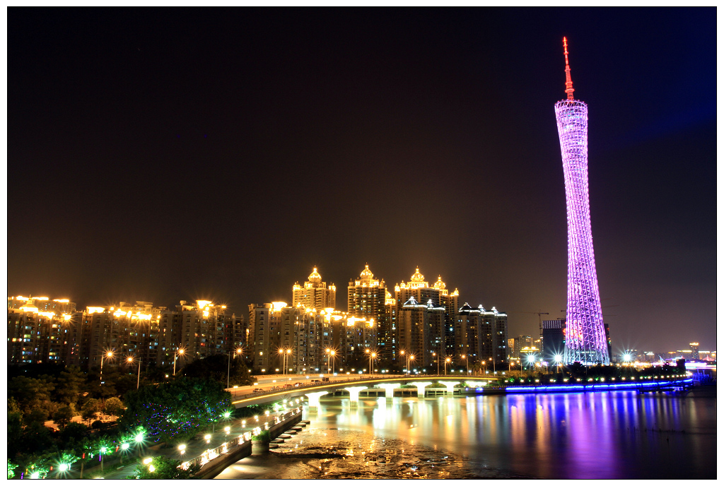 小蛮腰·海心沙·猎德—夜景