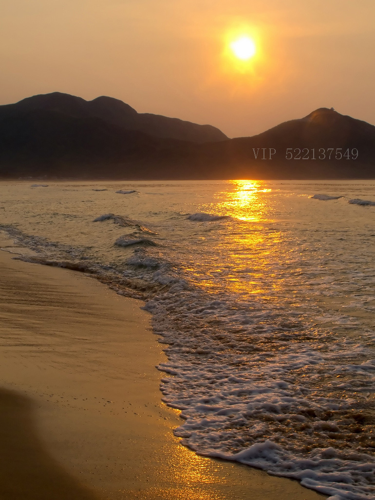 海上日出日落