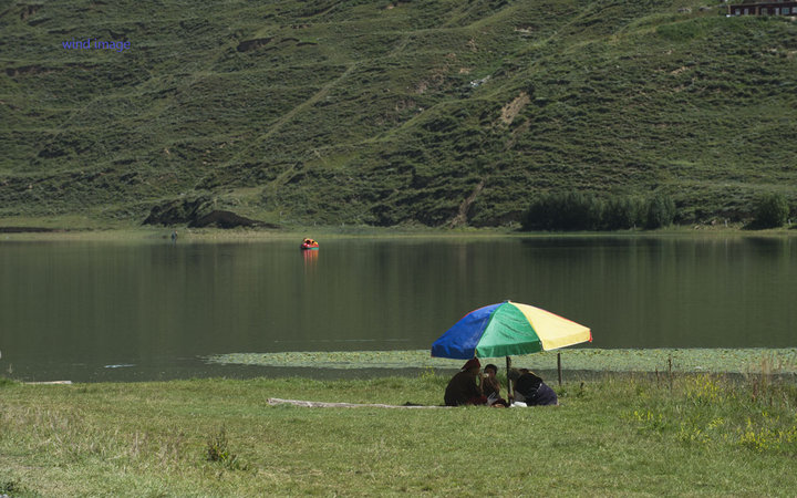 【卡萨湖盛夏的风摄影图片】甘孜州炉霍县洛戈