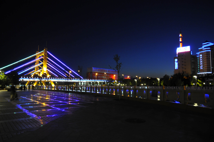 【新疆克拉玛依城市与夜晚景色随拍记摄影图片