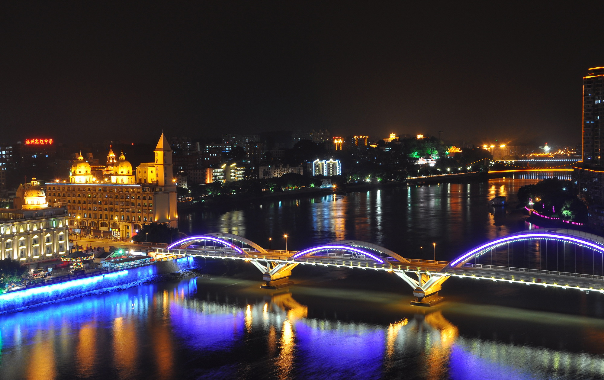 闽江夜景