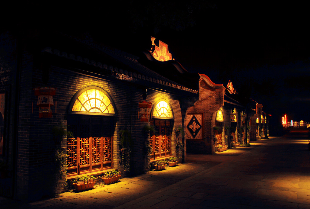 中国博物馆小镇安仁镇夜景