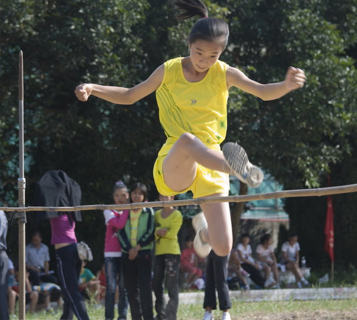 【小学生运动会摄影图片】永春县第六中学操场