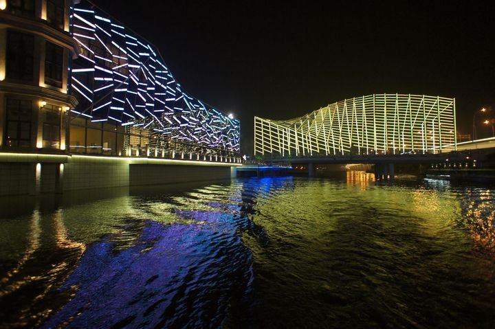【楚河汉街-桥影摄影图片】武汉风光旅游摄影