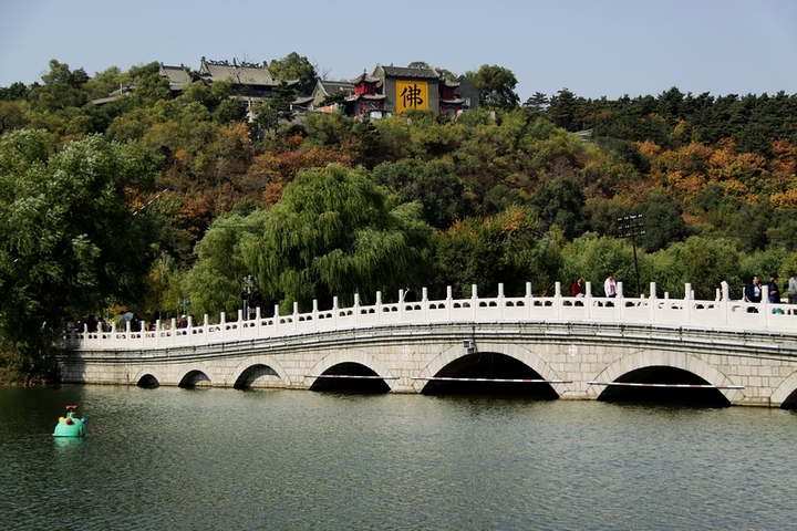 吉林市公园秋景