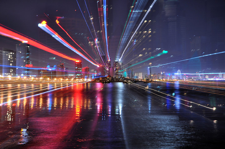 海边夜景