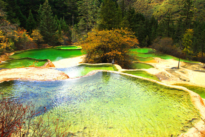 黄龙——摄不完的美景