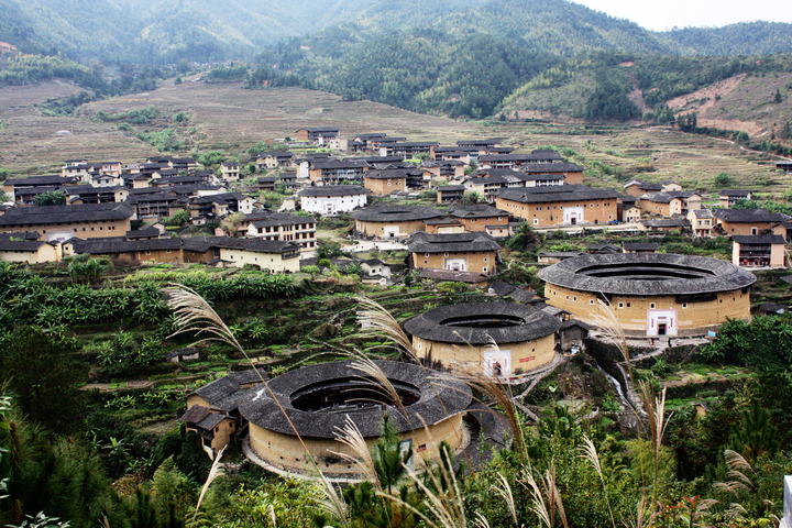 【初溪村土楼(1)摄影图片】福建 初溪村风光旅游摄影_太平洋电脑网