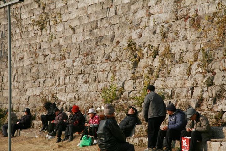 【皇城根摄影图片】南京中华门明城墙下纪实摄