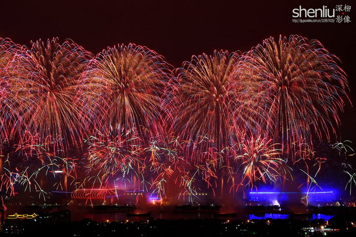 2012广州春节烟花