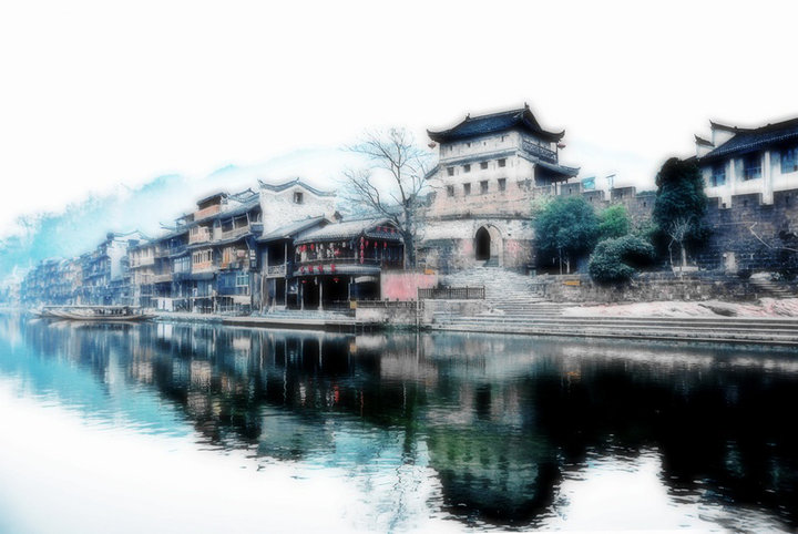 水墨一凤凰古城