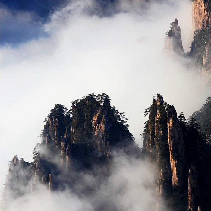 【雪霁云涌魅黄山摄影图片】黄山风光旅游摄影_太平洋