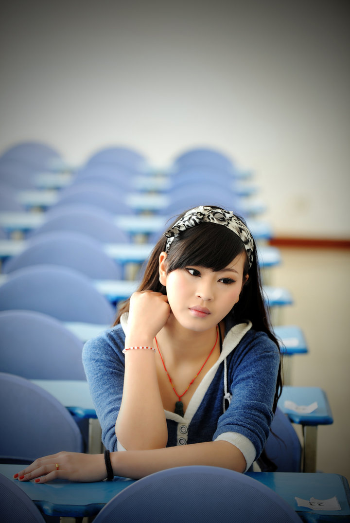 【学生妹摄影图片】师范学院人像摄影_太平洋电脑网