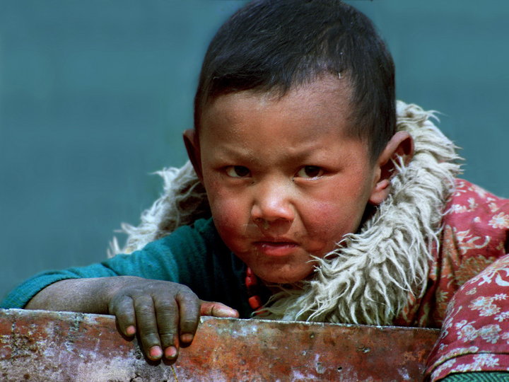 【藏区人物-儿童摄影图片】甘青川藏区人像摄