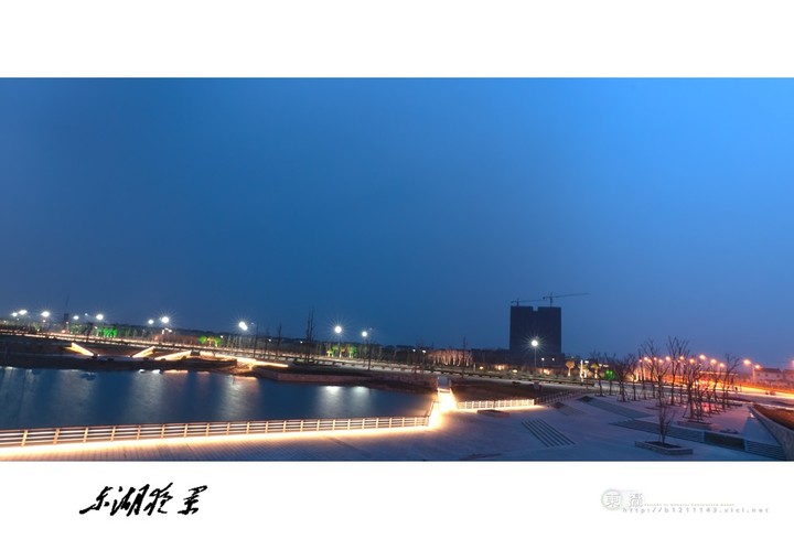 【东湖夜景摄影图片】东台城东开发区风光摄影