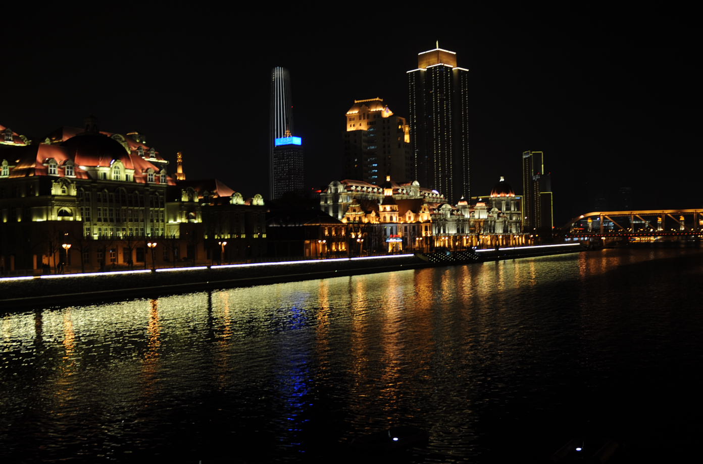 天津滨海夜景