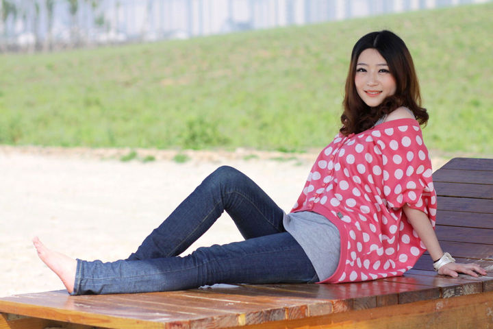 美女模特黄顺之一----新安传媒网"城市与人,幸福包河"