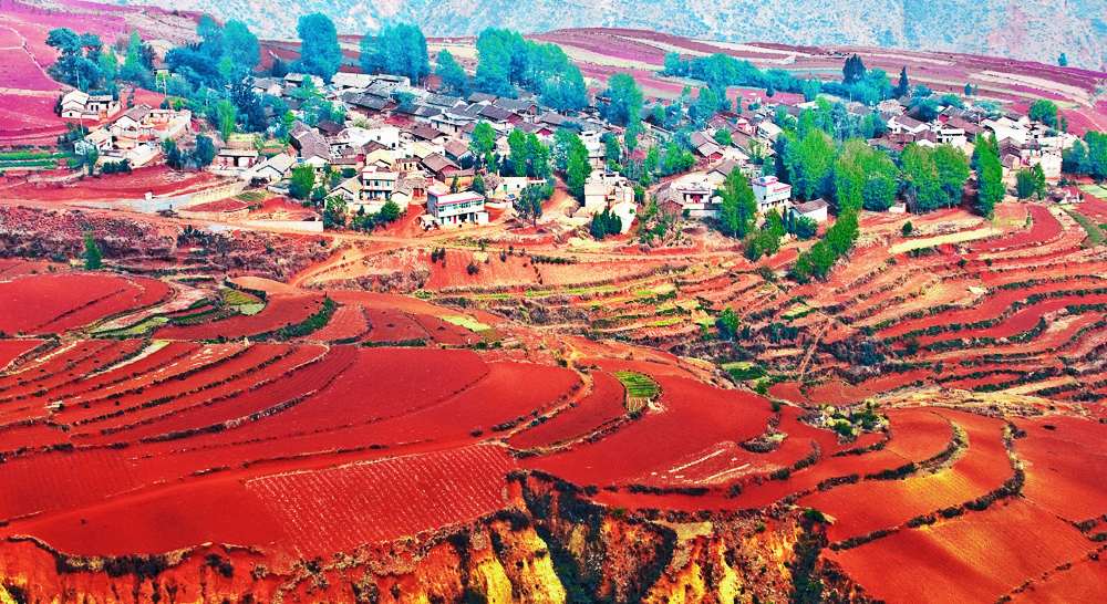 【东川红土地摄影图片】红土地风光摄影_华南虎_电脑