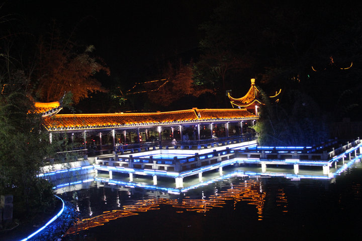 【水西公园夜景摄影图片】贵州黔西水西公园纪