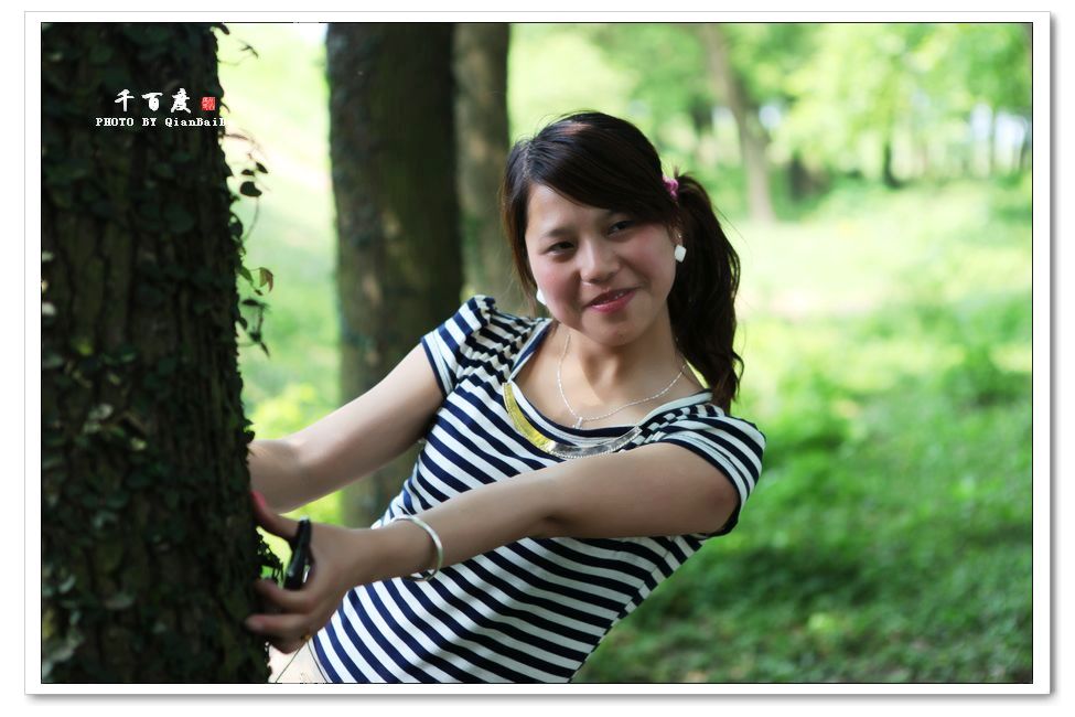 【千娇百媚 含情脉脉的森林系女生摄影图片】江西峡江县人像摄影