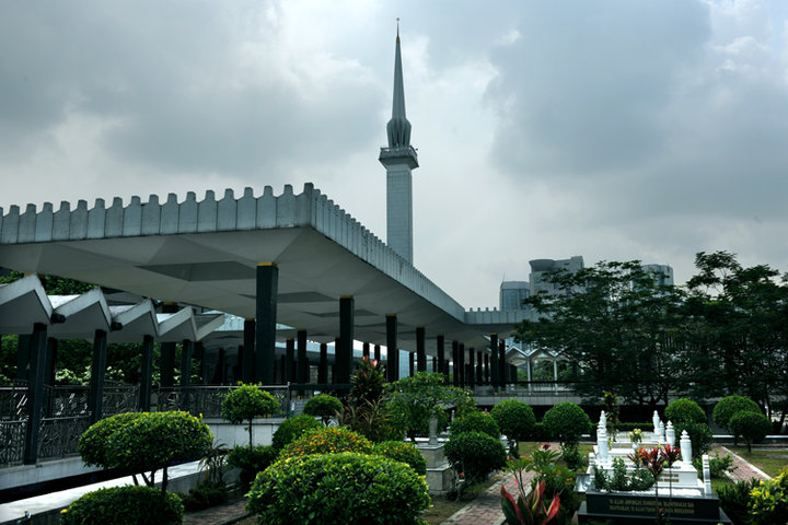 【12吉隆坡-游览国家清真寺摄影图片】马来西