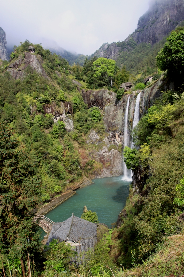 楠溪江十二峯景区风光