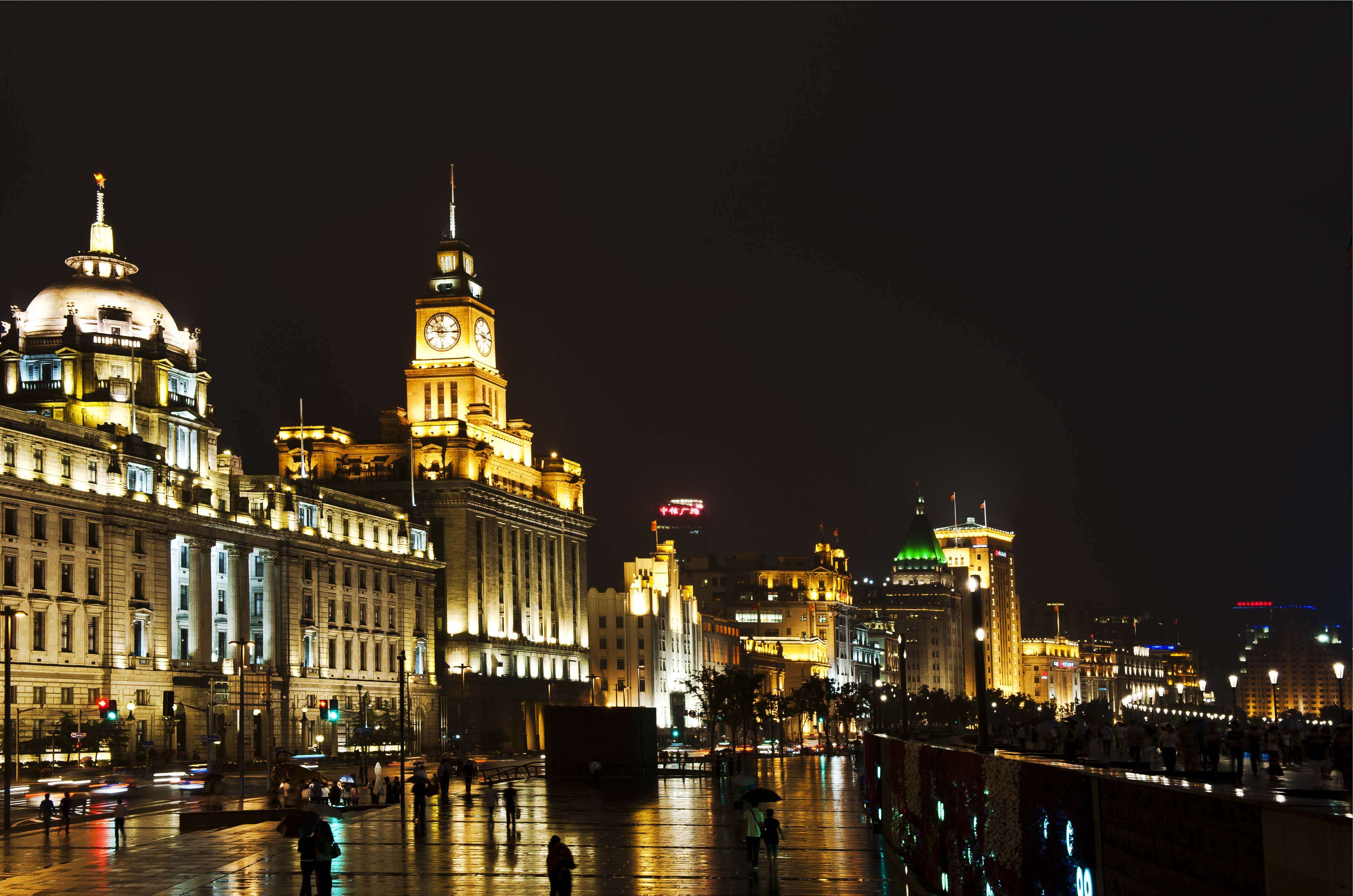 【外滩夜景摄影图片】上海外滩风光摄影_登高望远_网