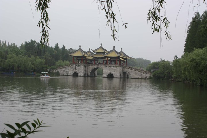 【瘦西湖-白塔和五亭桥摄影图片】扬州风光旅