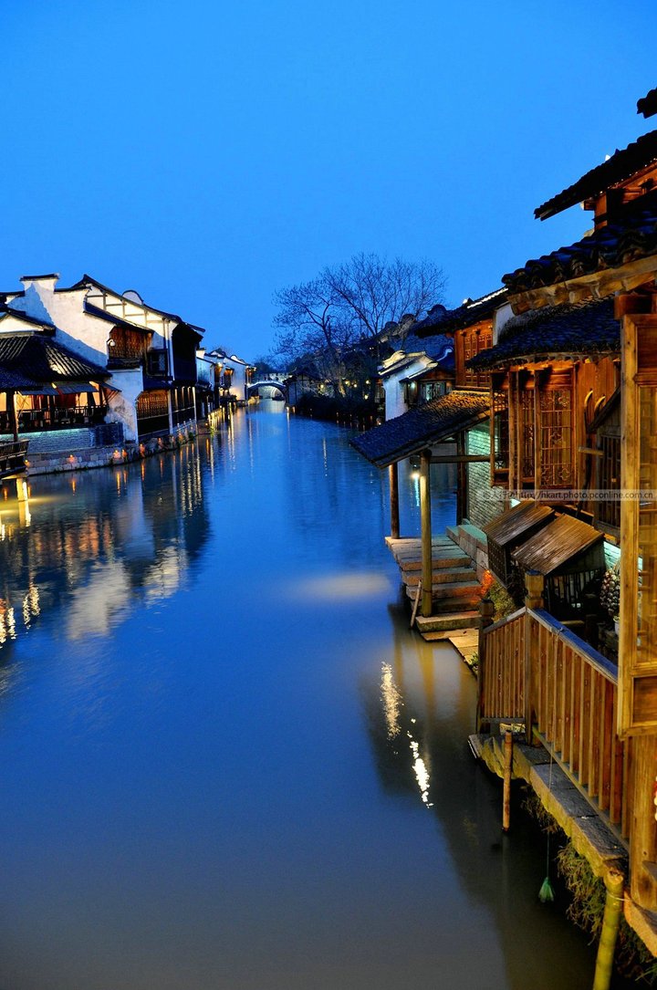 乌镇西栅夜景