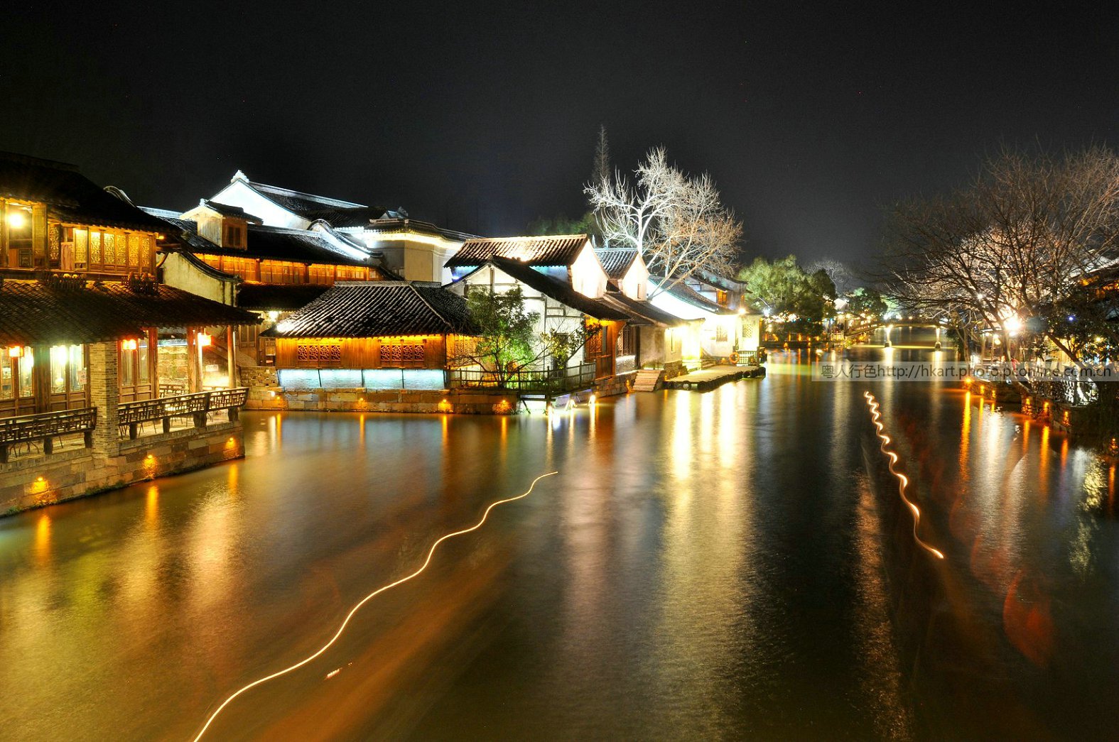 乌镇西栅夜景