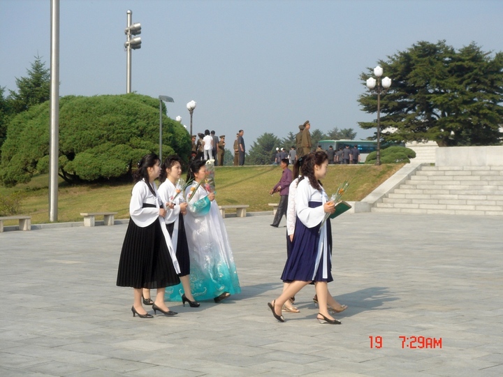 【朝鲜人物风貌(1)摄影图片】朝鲜平壤风光旅