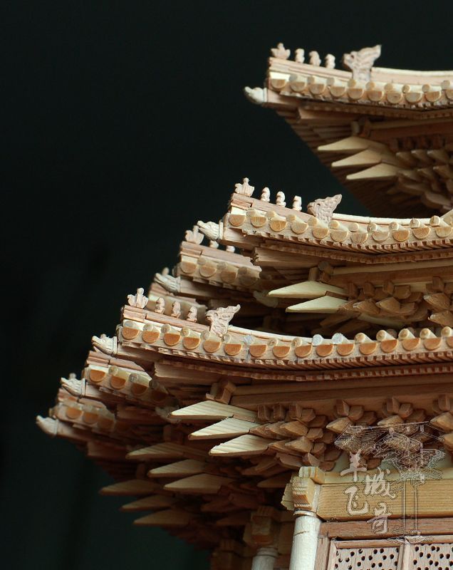 【我制作的古建筑模型--故宫角楼摄影图片】广州生活摄影_太平洋电脑网摄影部落