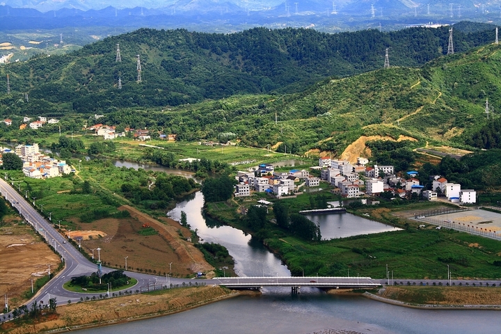 潜山鸟瞰