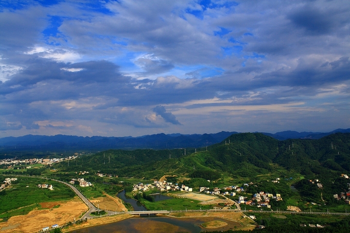 潜山鸟瞰