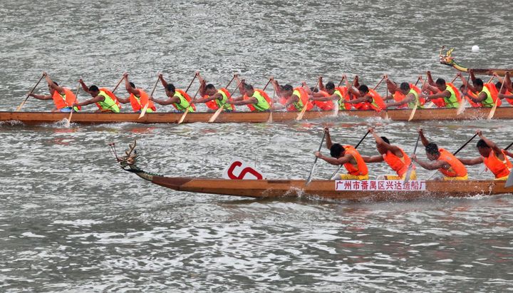 【2012广州国际龙舟赛摄影图片】广州二沙岛