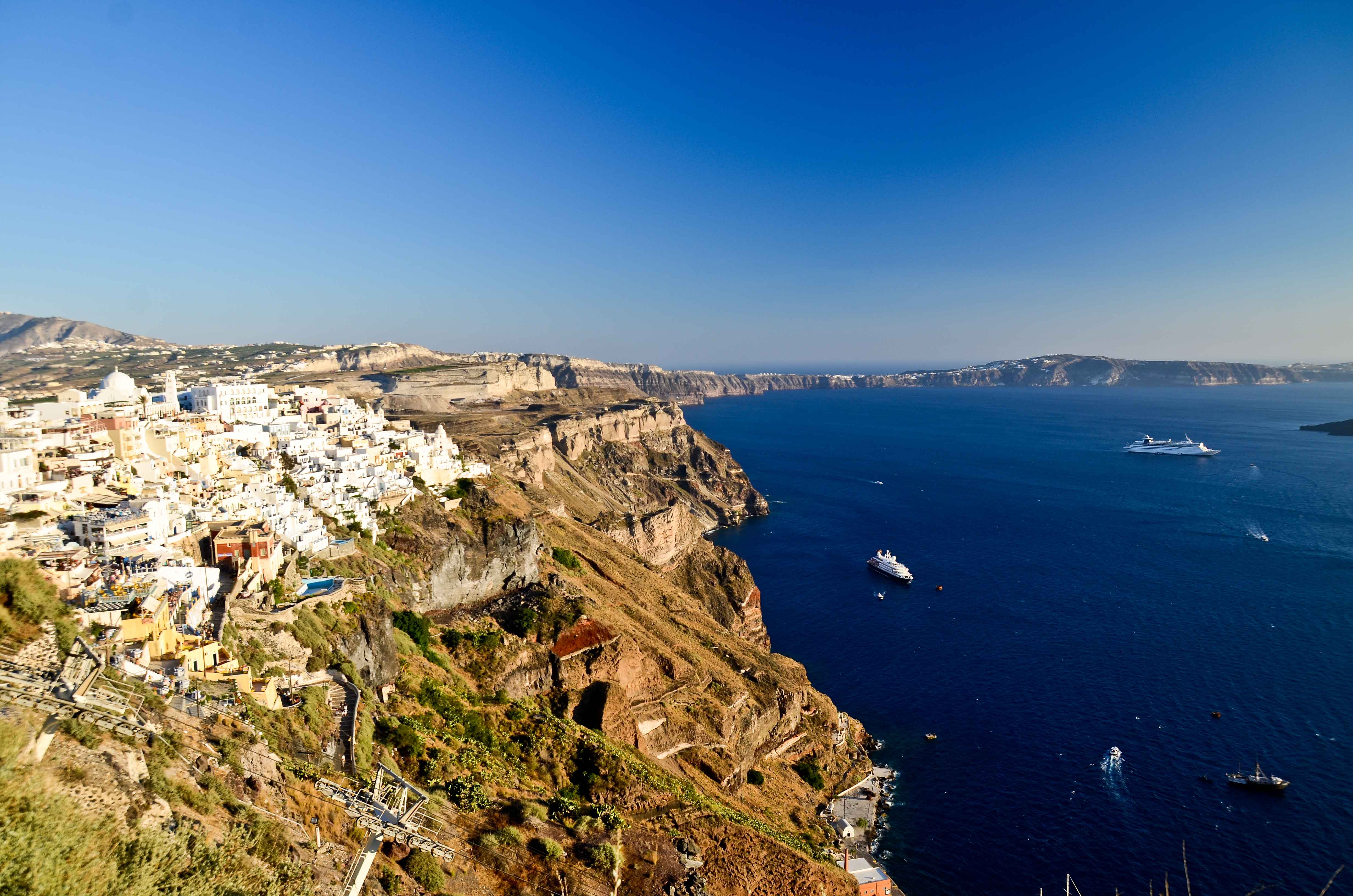 高清晰漂亮希腊岛屿城市景观风景壁纸