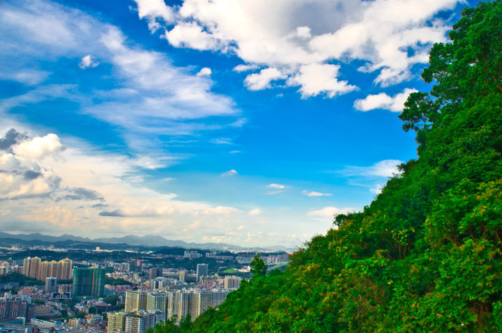 【一半城市,一半山摄影图片】深圳,秋水山庄风