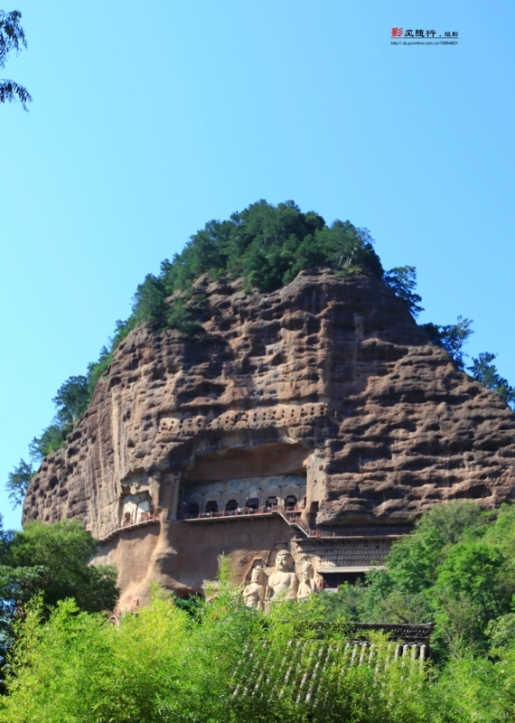 麦积山.天水