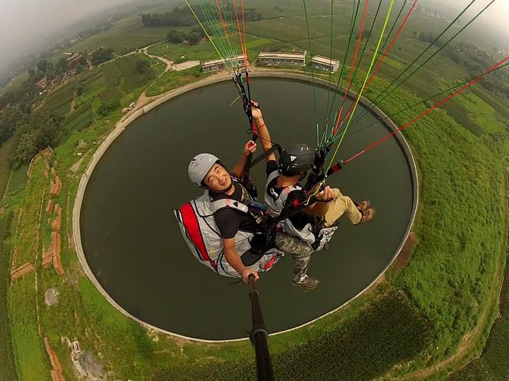 【滑翔伞摄影图片】安阳林州风光旅游摄影