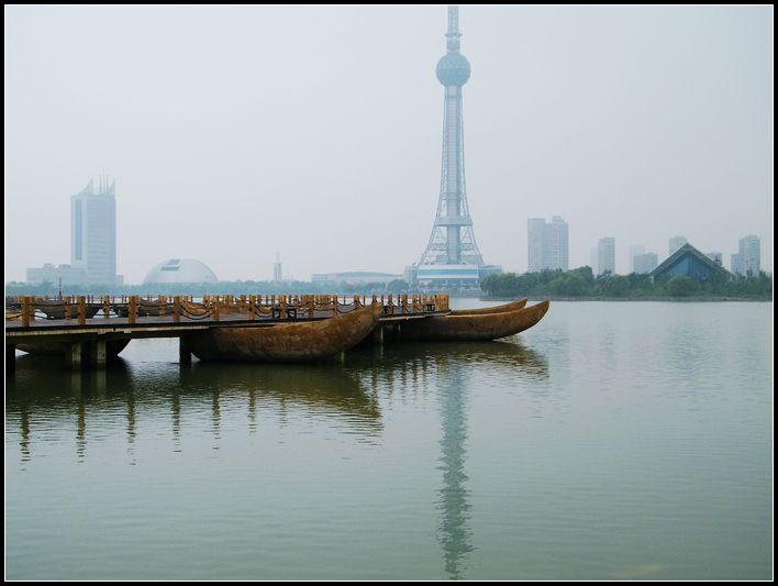 雨后龙源湖