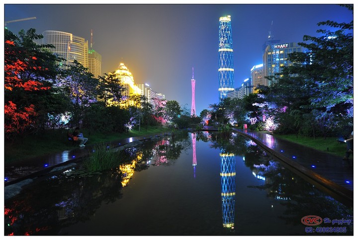 【夜广州摄影图片】广州天河区风光旅游摄影