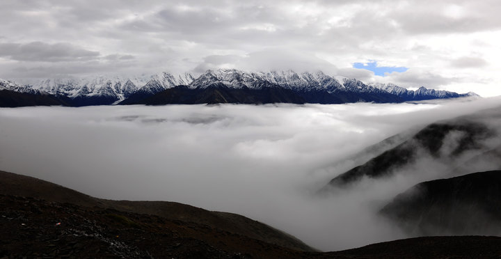 【贡嘎徒步摄影图片】贡嘎山西北坡老榆林到上