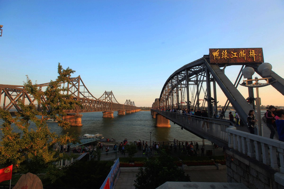 鸭绿江断桥高清图片-千叶网
