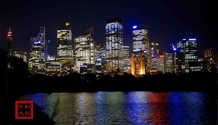 【迷人的悉尼市夜景摄影图片】悉尼市纪实摄影