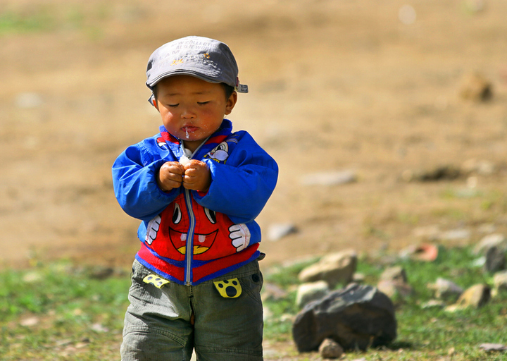 【西藏印象*那些藏族孩子摄影图片】定日纪实
