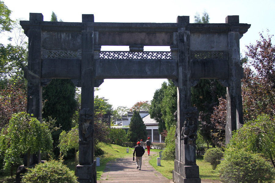 游安徽黄山古城岩景区