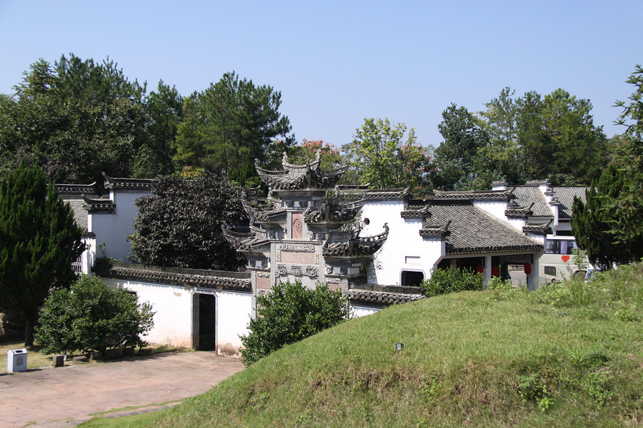 游安徽黄山古城岩景区