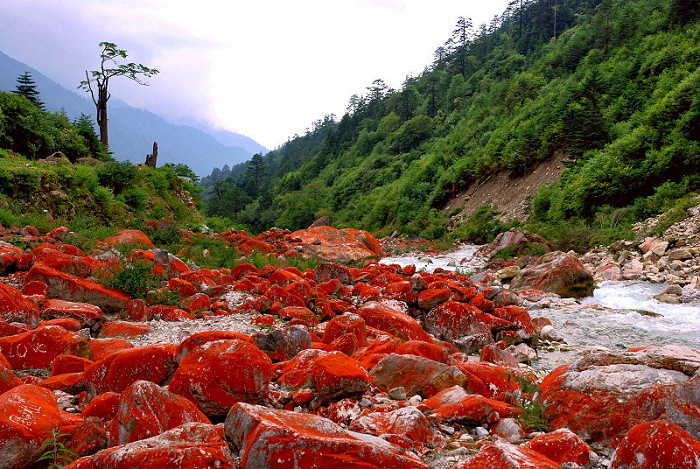 【红石滩摄影图片】甘孜州风光旅游摄影_影食