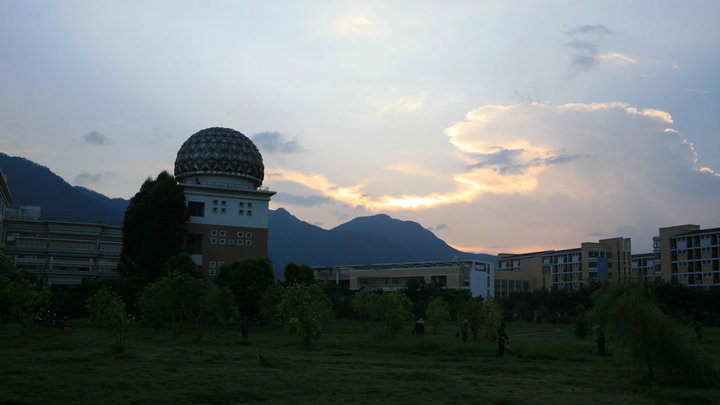 【福师大上空的云摄影图片】福建师大旗山校区风光摄影_太平洋电脑网